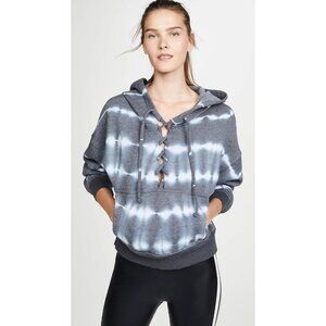 Fp Movement Tie-Dye Lace-Up Hoodie Sweatshirt